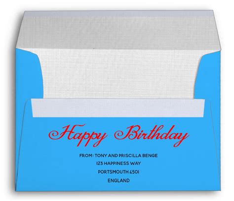 Printable Birthday Envelope Template Freeprintabletemplatecom Free Personalized Birthday Card