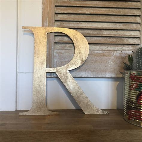 Personalised Decorations For Any Home Gold Letters By Rw Norfolk