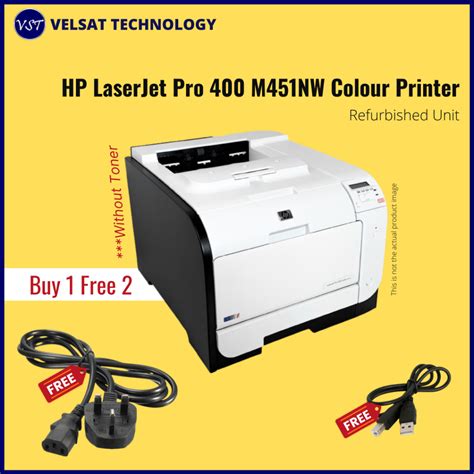 Hp Laserjet Pro 400 M451nw Colour Printer Refurbished Shopee Malaysia