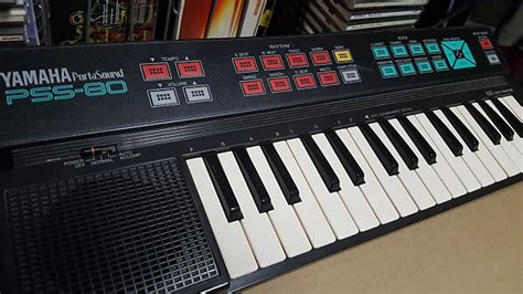 Vintage Yamaha Pss 80 Portasound Keyboard From 1980s Small Reverb
