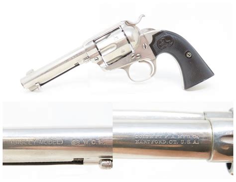 Colt First Generation Bisley Single Action Army 38 Caliber Candr