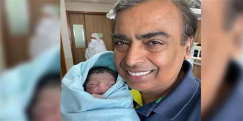 Mukesh Ambani Becomes Grandfather Of Baby Boy