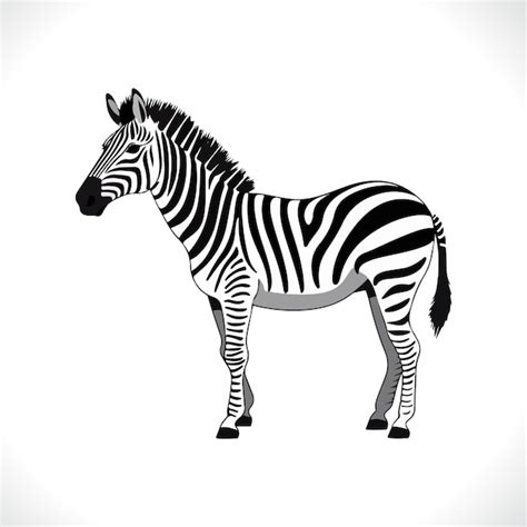 Premium Vector Cute Zebra Cartoon Vector Illustration