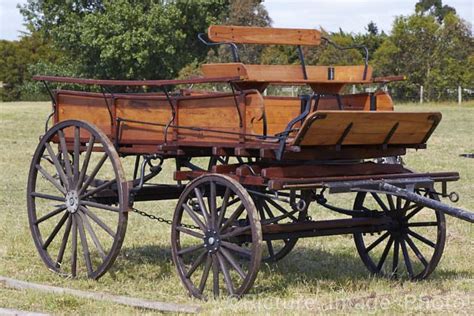 Horse Drawn Wagon Photo Royalty Free Vehicles Road Stock Image