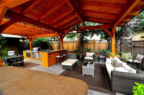 Cedar Timber Outdoor Kitchen Alair Homes Vancouver