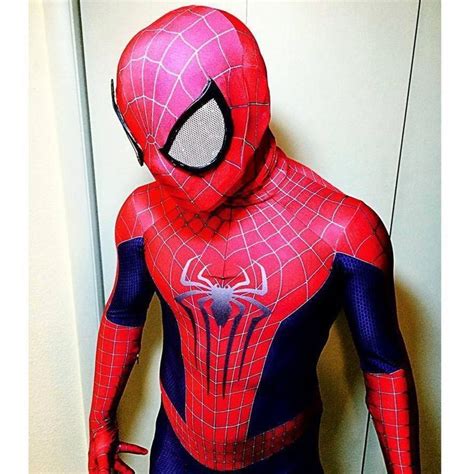 Amazing Spiderman Cosplay Costume Custom Fit Suit Amazing Spider
