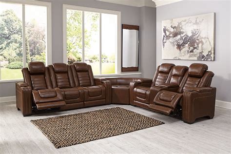 Backtrack 3 Piece Dual Power Reclining Sectional Ashley Furniture