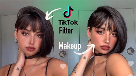 Recreating Famous Tiktok Filter W Makeup Youtube