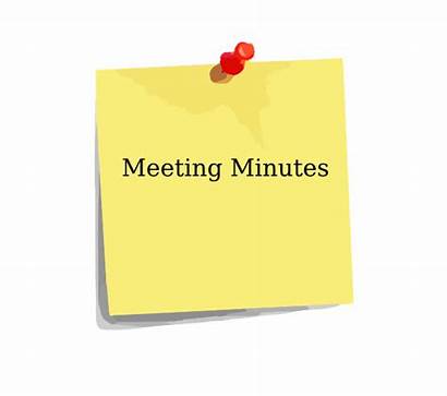 Meeting Minutes Clip Clipart Board Notice Cliparts