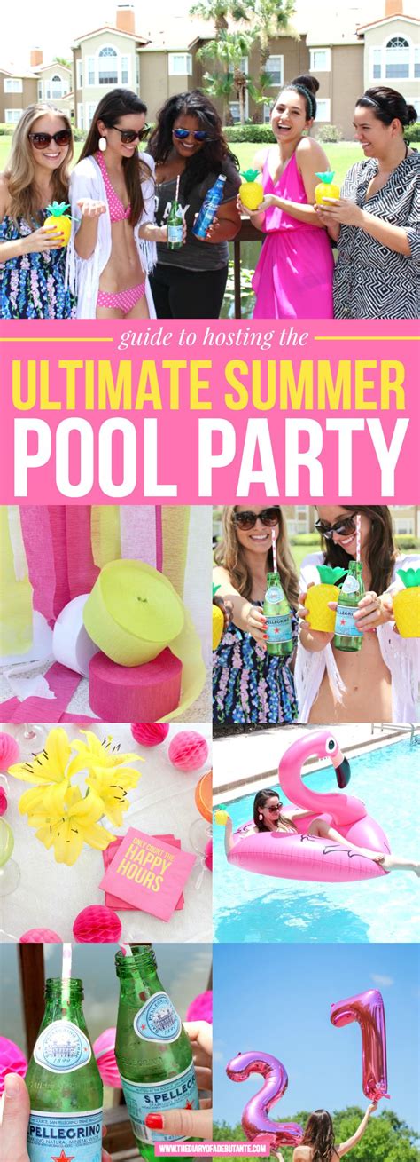 Some Adorable And Simple Summer Pool Party Ideas For Adults Great Read