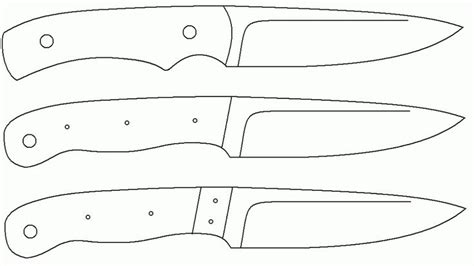 Use knife admediumrectangle design templates and design layouts to start your own design and make personalized stunning graphic designs in a few minutes! 80 pages of great knife templates!! | Smithing-Blades ...