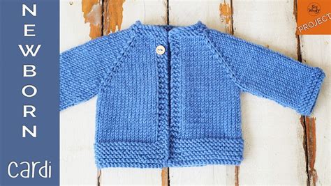 How To Knit A Newborn Cardigan For Beginners So Woolly Baby