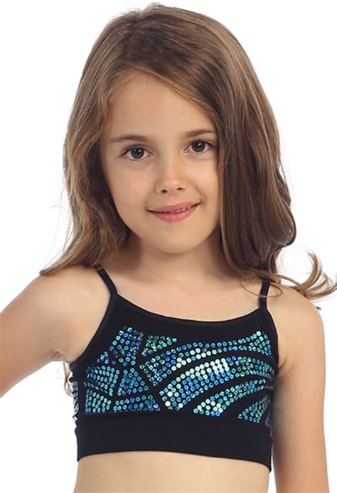 Kids Cami Top Crackle Sequin One Size Child Studio Fix Boutique