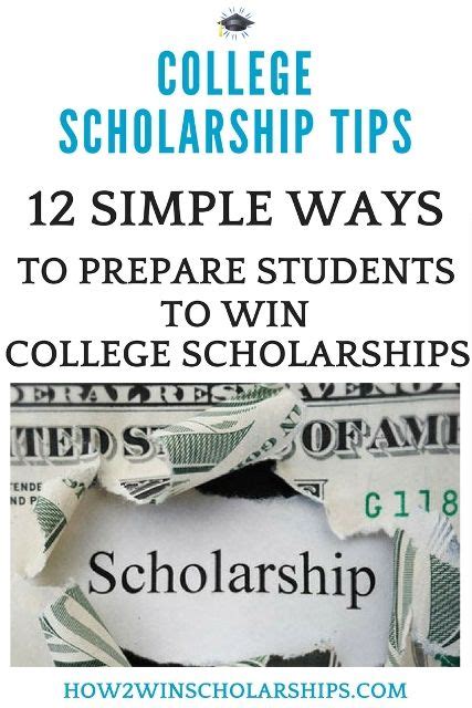 12 Simple Ways To Prepare Students To Win College Scholarships This Is