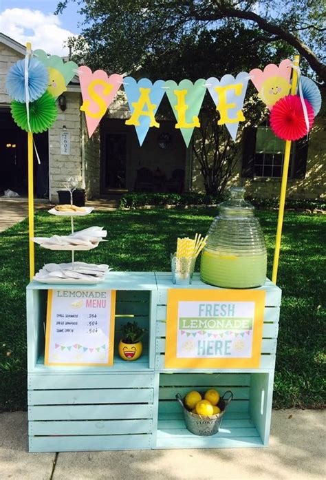 pin by natercia rodrigues on cricut and sizzix diy lemonade stand lemonade stand lemonade