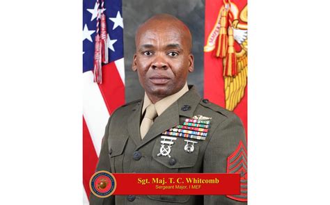 Senior Enlisted Leader Of I Marine Expeditionary Force Fired Stars