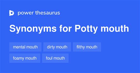 Potty Mouth Synonyms 43 Words And Phrases For Potty Mouth