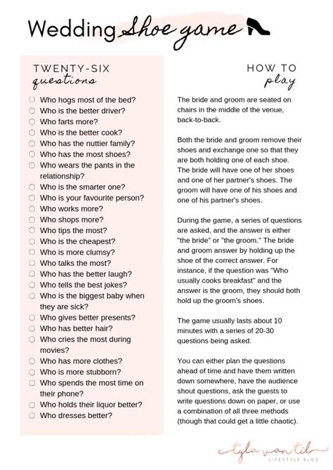 Wedding Game Questions Jenniemarieweddings