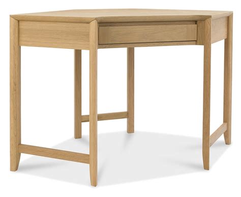 Bergen Oak Corner Desk Home Office Furniture Bentley Designs Uk Ltd