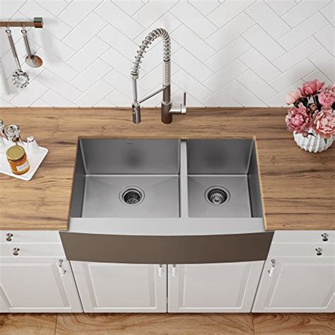Kraus Khf203 33 Standart Pro Kitchen Stainless Steel Sink 3288 33
