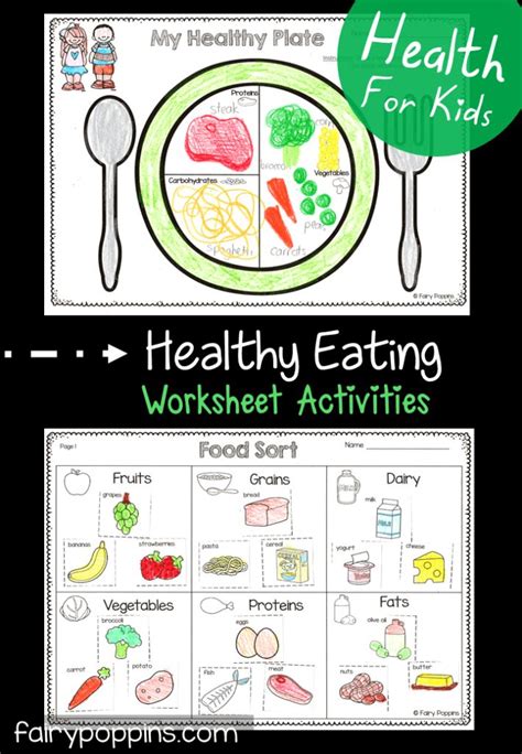 Healthy Eating Activities For Kids Fairy Poppins Healthy Food
