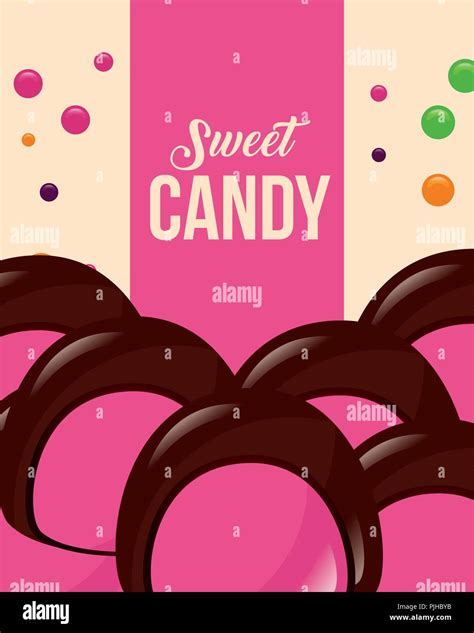 Sweet Candy Card Stock Vector Image And Art Alamy