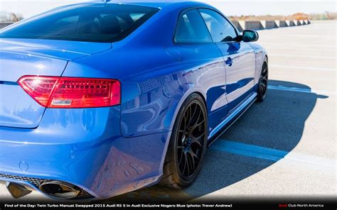 Find Of The Day Twin Turbo Manual Swapped 2015 Audi Rs 5 In Audi