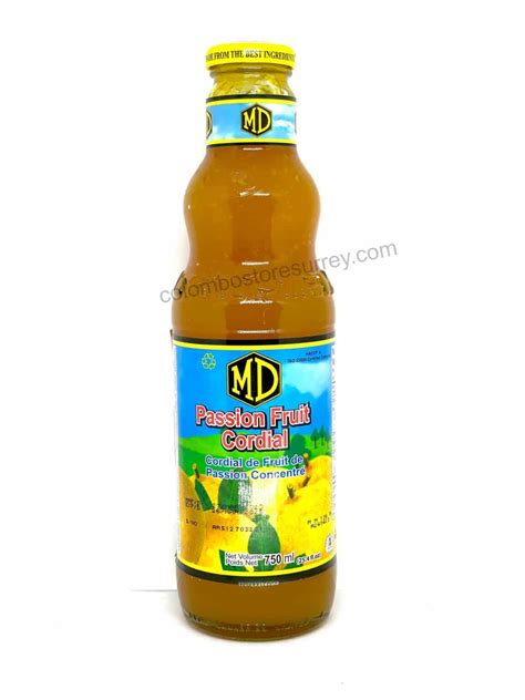 Md Passion Fruit Cordial 750ml Colombo Stores