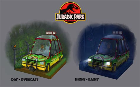 Artstation Jurassic Park Explorer