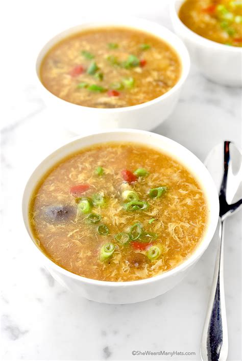Hot and sour soup is a favorite recipe of half of the world. Easy Hot and Sour Soup Recipe | She Wears Many Hats