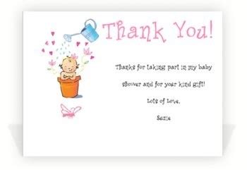 Acknowledge their attendance (or effort). Baby Shower Thank You Notes | Sample Thank You Notes