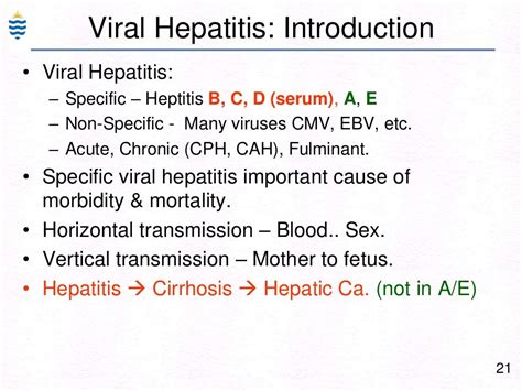 Pathology Of Hepatitis Lecture