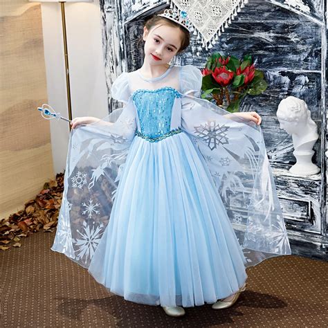 Princess Elsa Costume For Girls