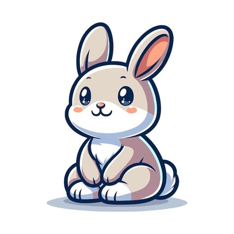 Premium Vector Cute Rabbit Vector Illustration