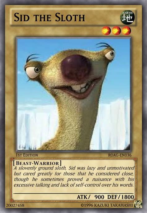 Sid The Sloth By Chaostrevor On Deviantart