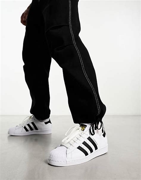 Zapatillas Blancas De Adidas Originals Superstar Asos