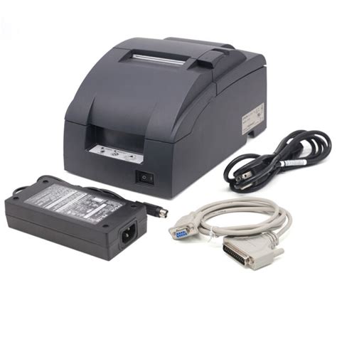 Micros Epson Tm U220b Idn Dot Matrix Pos Receipt Printer M188b W Power Supply Ebay