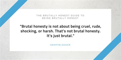The Brutally Honest Guide To Being Brutally Honest Julia Dillons Sm Tips