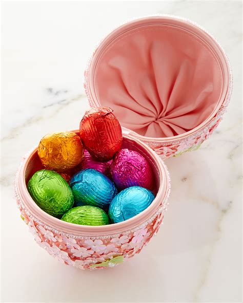 Godiva Chocolatier Beaded Easter Egg With Chocolates