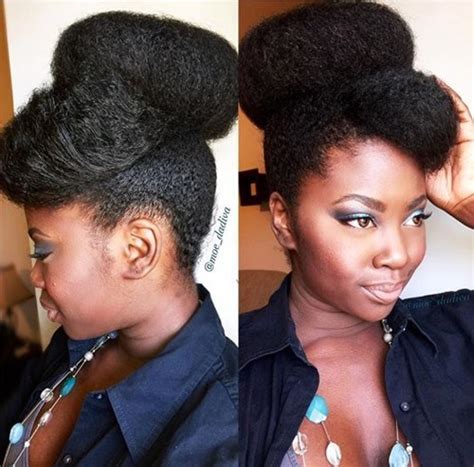 Never overuse gels and pomades since these. 40 Updo Hairstyles for Black Women Ranging From Elegant to Eccentric - Page 29 - Foliver blog