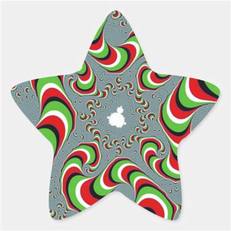 Trippy Star Sticker Zazzle