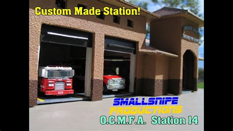 Custom Built Fire Station 14 Orange County Matchbox Fire Authority