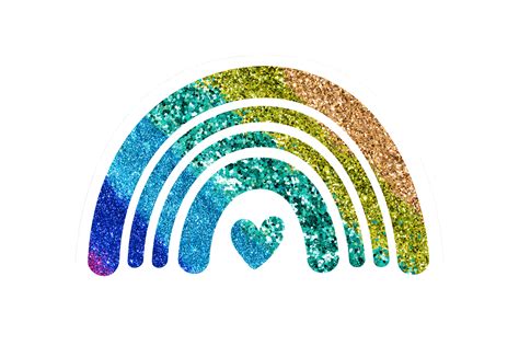 Glitter Rainbow Png 11934258 Png