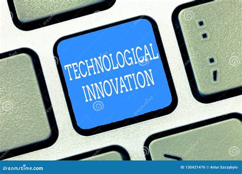 Text Sign Showing Technological Innovation Conceptual Photo New