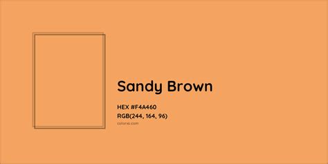 About Sandy Brown Color Codes Similar Colors And Paints