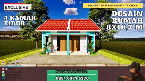 Desain Rumah Minimalis Request Dari Pak Andri Tarakan Dgn Luas Lahan