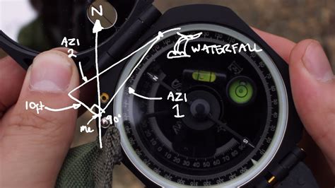 How To Measure Distance With A Compass Youtube