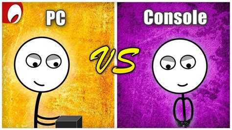 Pc Gamers Vs Console Gamers Youtube