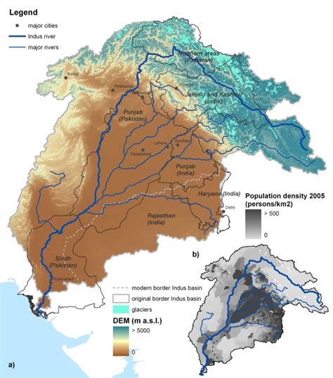Indus River Basin Map