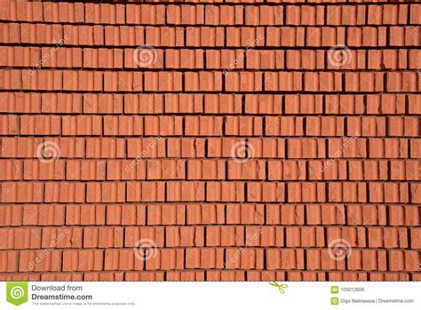 Brick Wall Texture Of Red Stone Blocks Closeup Stock Image Image Of